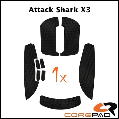 Corepad Soft Texture Pulsar Supergrip Super X Ray Raypad Cicada Wings Wing Grips La Onda Super Thin Grip Tape Attack-Shark-X3